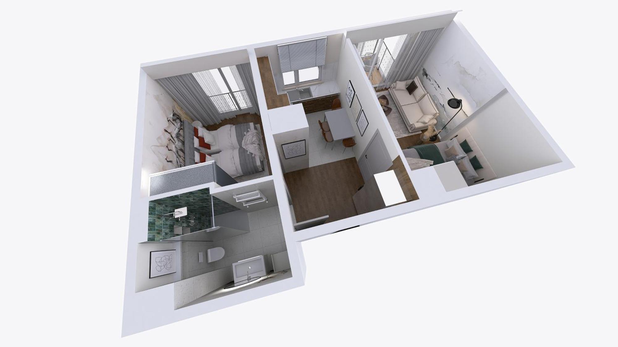 Apartment Nowosc #madalinskiego57 - Centrum, Nowy Budynek- 2 Sypialnie, 2x Podwojne Lozka Oraz Rozkladana Kanapa, Osobna Kuchnia, Klimatyzacja, Balkon, Parking Podziemny, Self Check In 24h, Internet, Netflix, Ekspres, Pralka 1km Do Dworca Pkp *